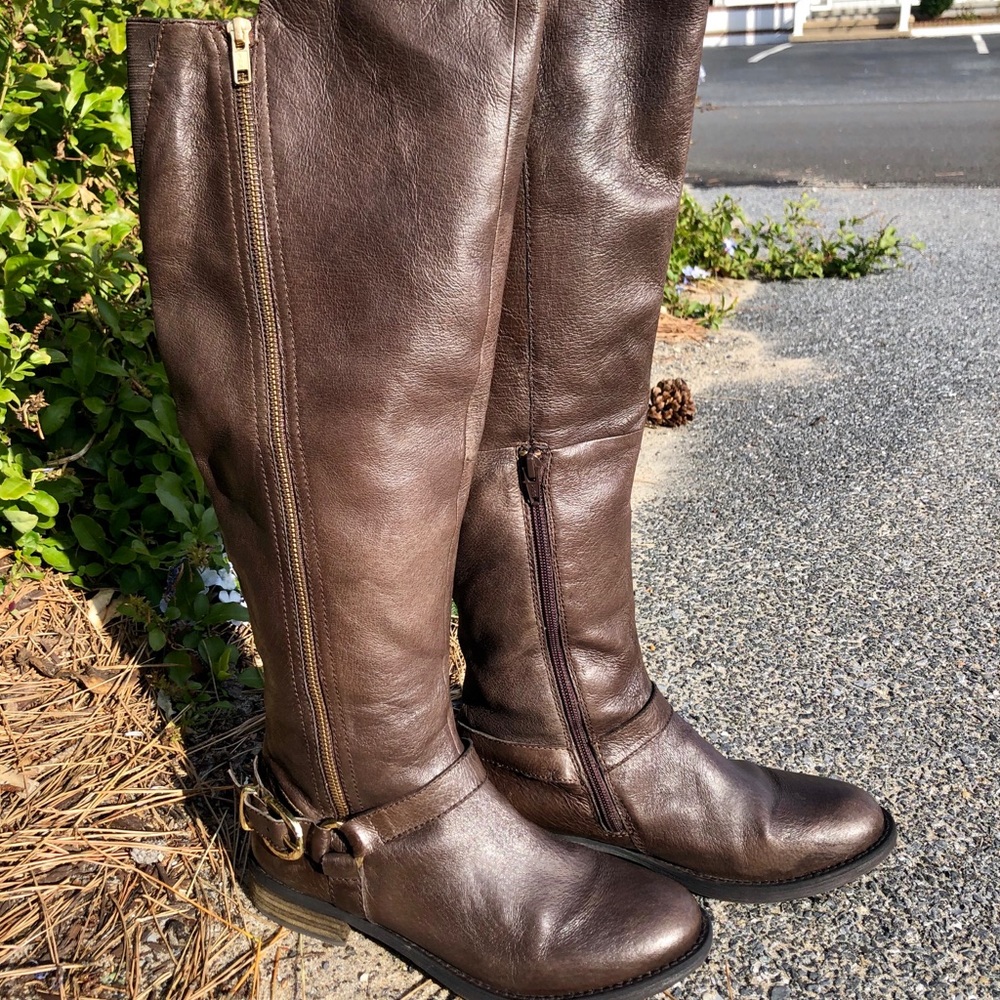 Beautiful Steve Madden Tall Brown Boots - Size 8